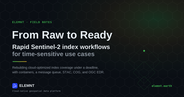 From Raw to Ready: Rapid Sentinel-2 Index Workflows for Time-Sensitive Use Cases
